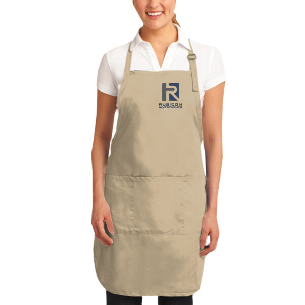   - Easy Care Full Length Apron with Stain Release Thumbnail