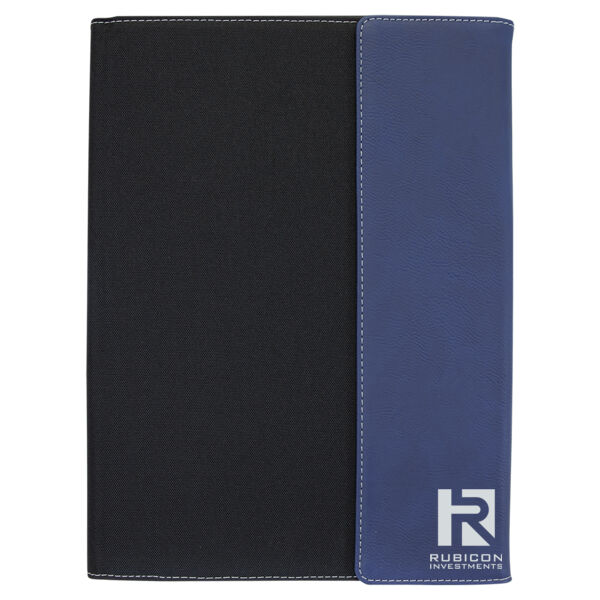   - Leatherette Canvas Portfolio with Notepad Thumbnail